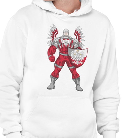 BLUZA Z KAPTUREM PATRIOTYCZNI 1000011766